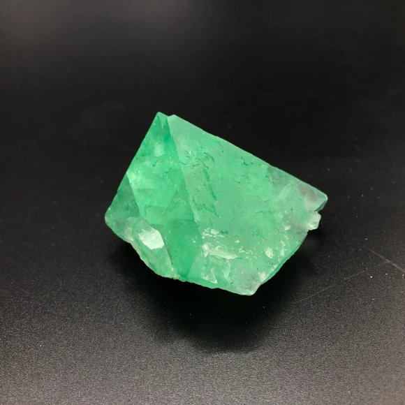 Green Fluorite Crystal Mineral Specimen Octahedron Cube, Riemvasmaak S. Africa - Picture 7 of 7